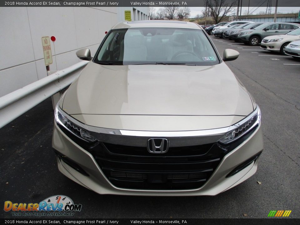 2018 Honda Accord EX Sedan Champagne Frost Pearl / Ivory Photo #8