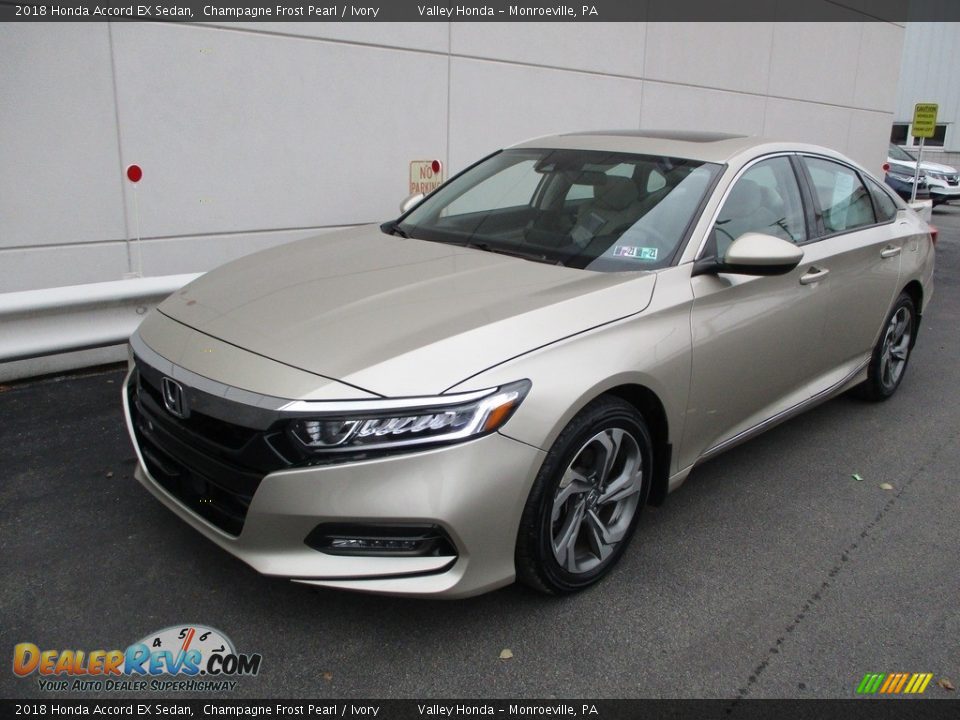 2018 Honda Accord EX Sedan Champagne Frost Pearl / Ivory Photo #9