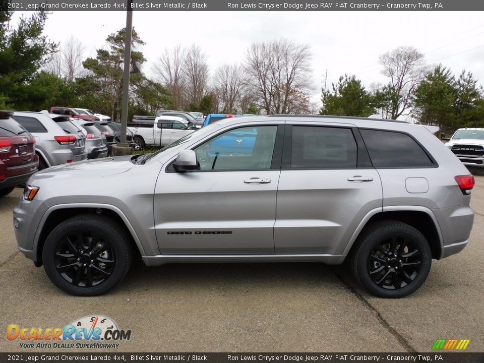 2021 Jeep Grand Cherokee Laredo 4x4 Billet Silver Metallic / Black Photo #9