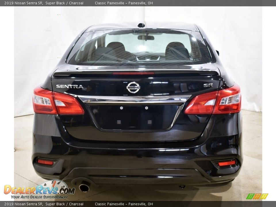 2019 Nissan Sentra SR Super Black / Charcoal Photo #3