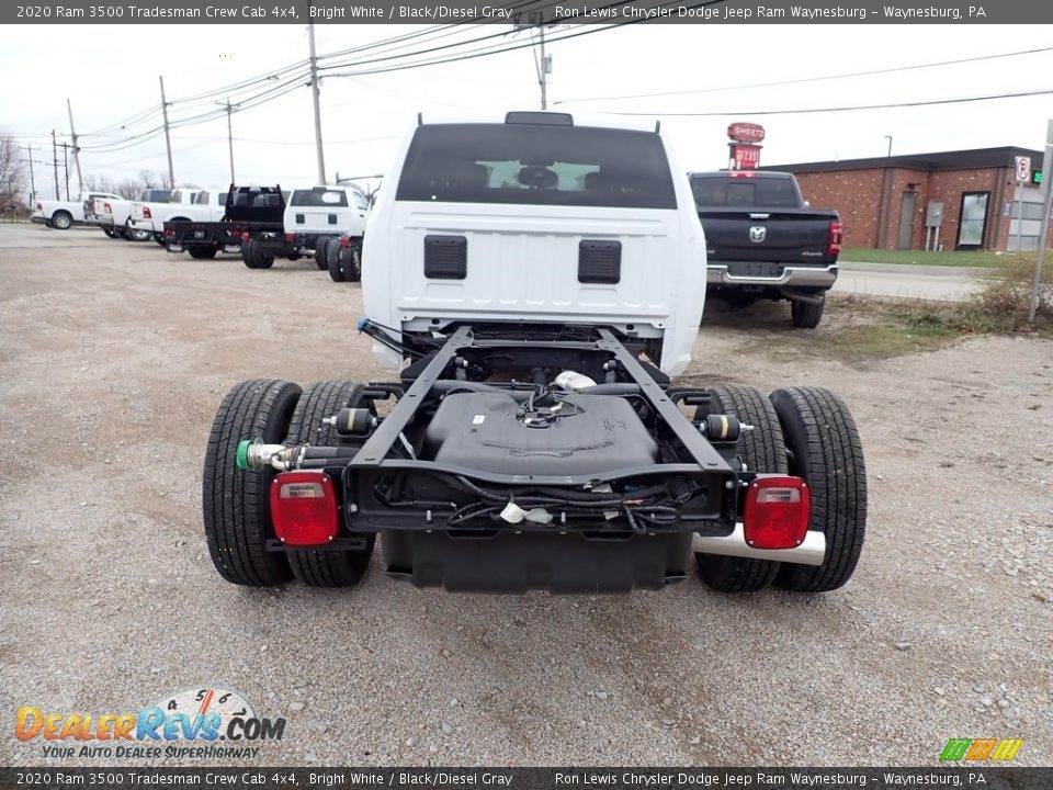 2020 Ram 3500 Tradesman Crew Cab 4x4 Bright White / Black/Diesel Gray Photo #5