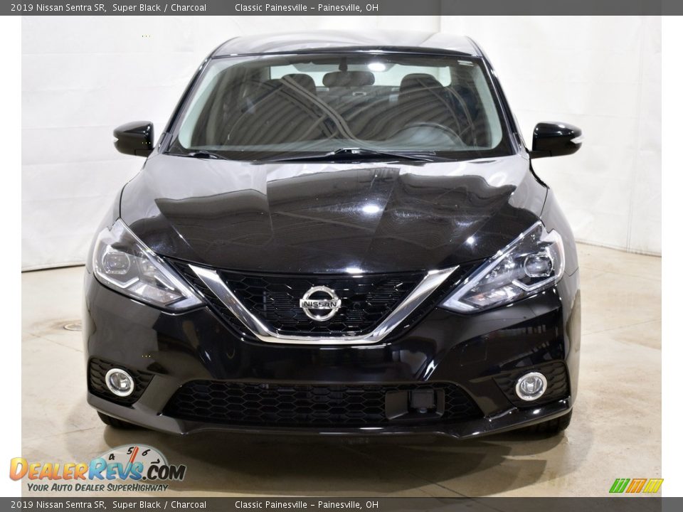 2019 Nissan Sentra SR Super Black / Charcoal Photo #4