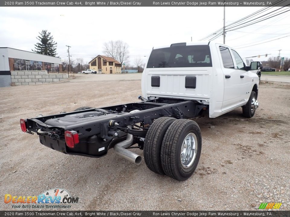 2020 Ram 3500 Tradesman Crew Cab 4x4 Bright White / Black/Diesel Gray Photo #6