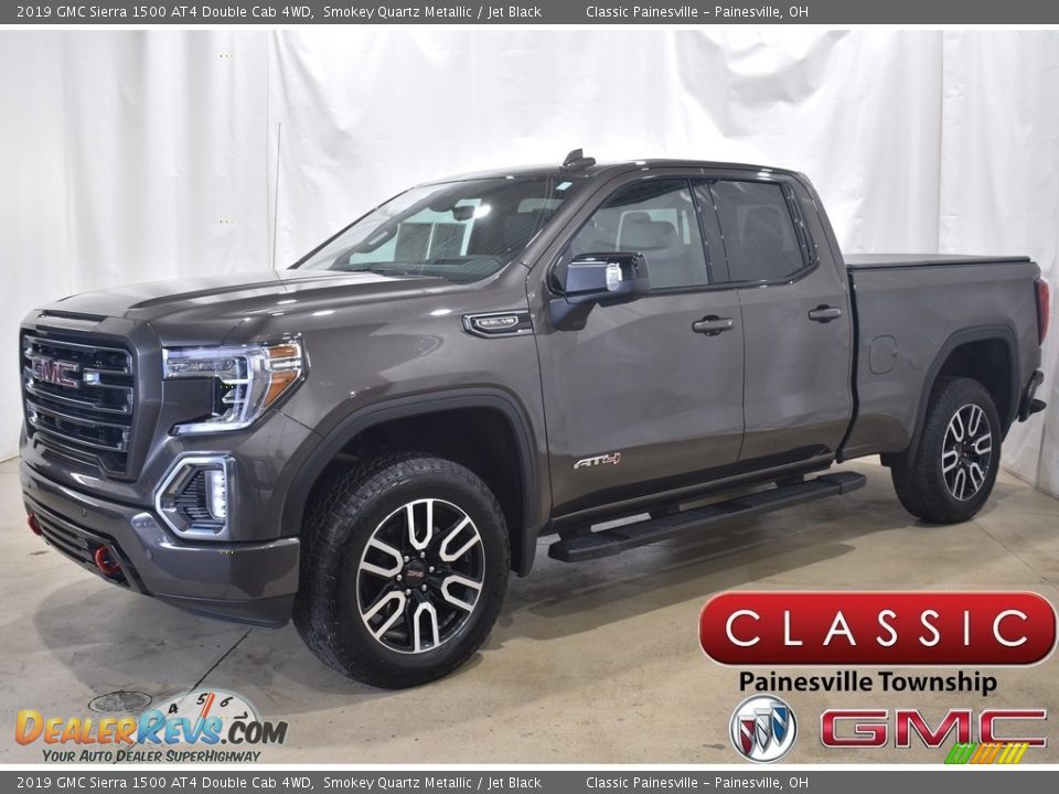 2019 GMC Sierra 1500 AT4 Double Cab 4WD Smokey Quartz Metallic / Jet Black Photo #1