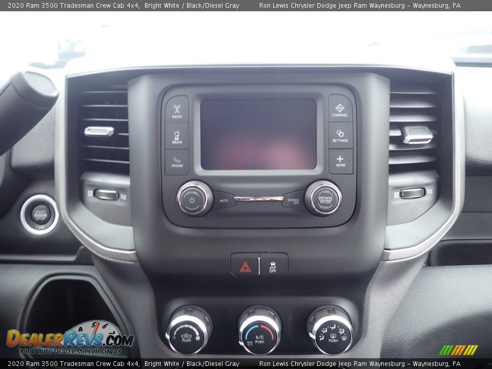 2020 Ram 3500 Tradesman Crew Cab 4x4 Bright White / Black/Diesel Gray Photo #16