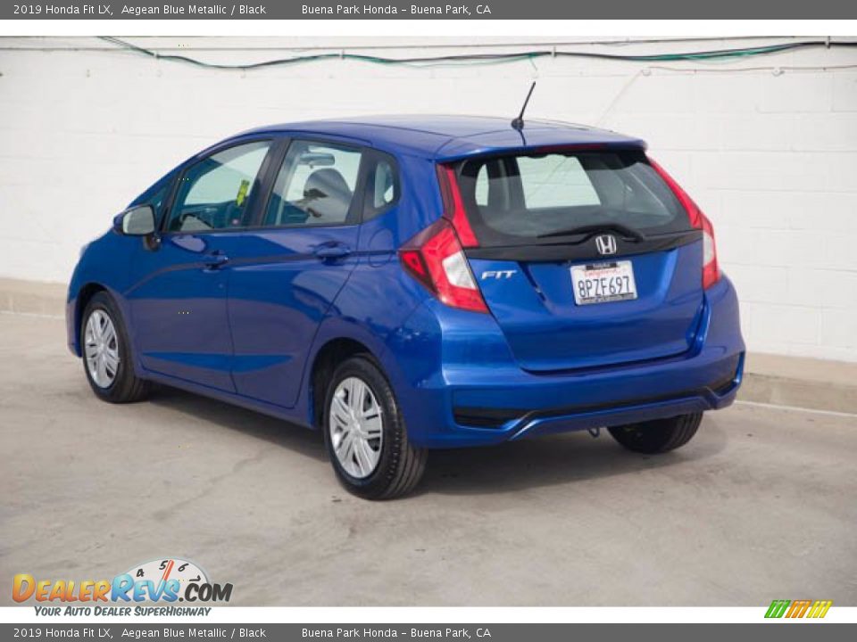 2019 Honda Fit LX Aegean Blue Metallic / Black Photo #2