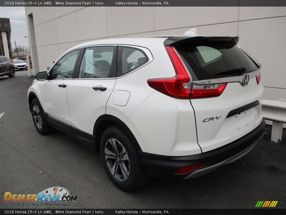 2018 Honda CR-V LX AWD White Diamond Pearl / Ivory Photo #3