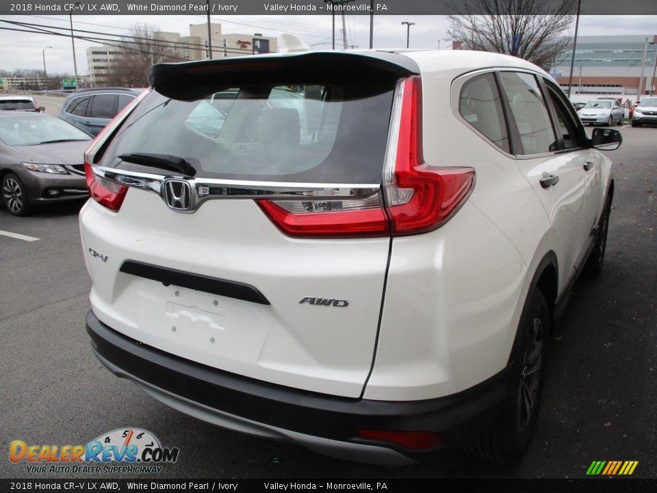 2018 Honda CR-V LX AWD White Diamond Pearl / Ivory Photo #5