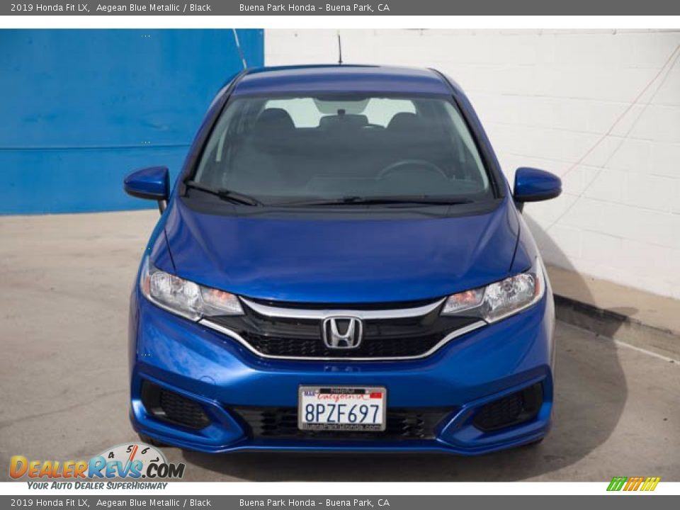 2019 Honda Fit LX Aegean Blue Metallic / Black Photo #7