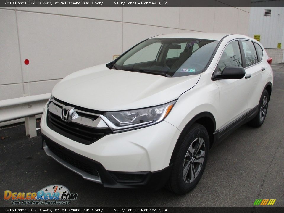 2018 Honda CR-V LX AWD White Diamond Pearl / Ivory Photo #9