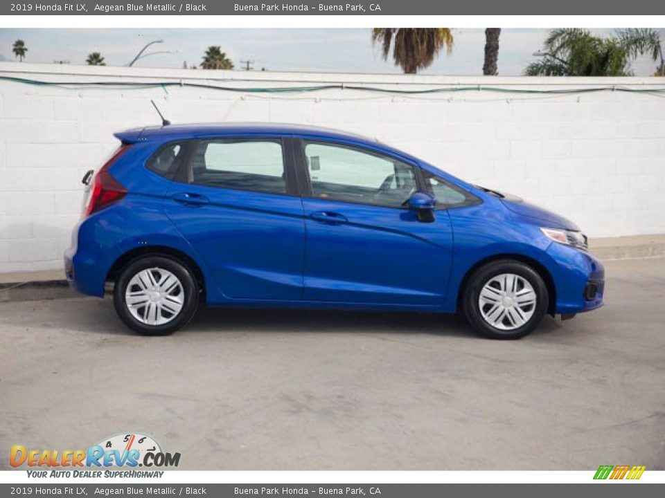 2019 Honda Fit LX Aegean Blue Metallic / Black Photo #12