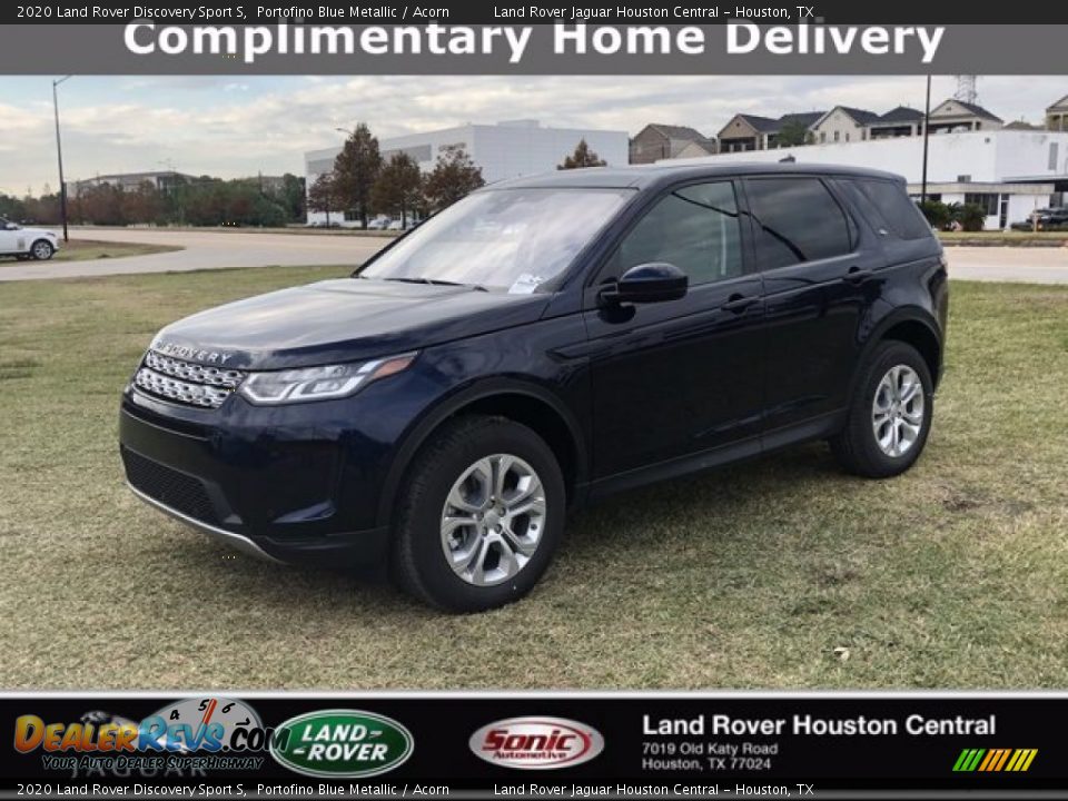 2020 Land Rover Discovery Sport S Portofino Blue Metallic / Acorn Photo #1