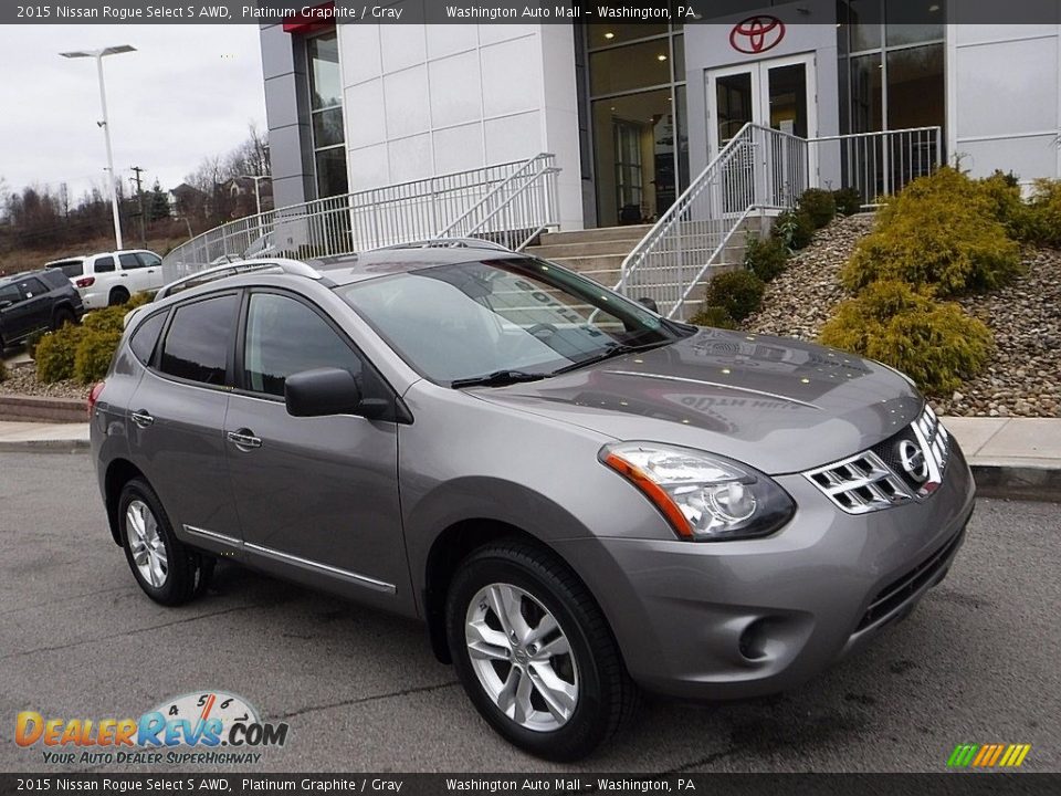 2015 Nissan Rogue Select S AWD Platinum Graphite / Gray Photo #1