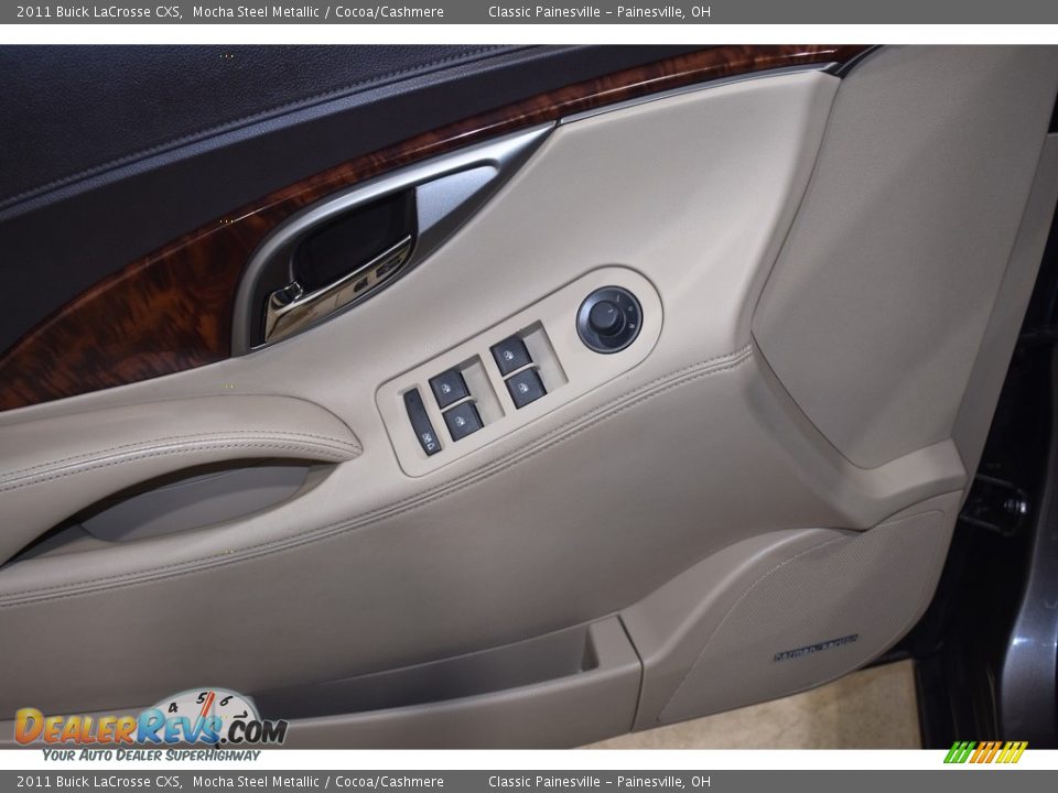 2011 Buick LaCrosse CXS Mocha Steel Metallic / Cocoa/Cashmere Photo #11