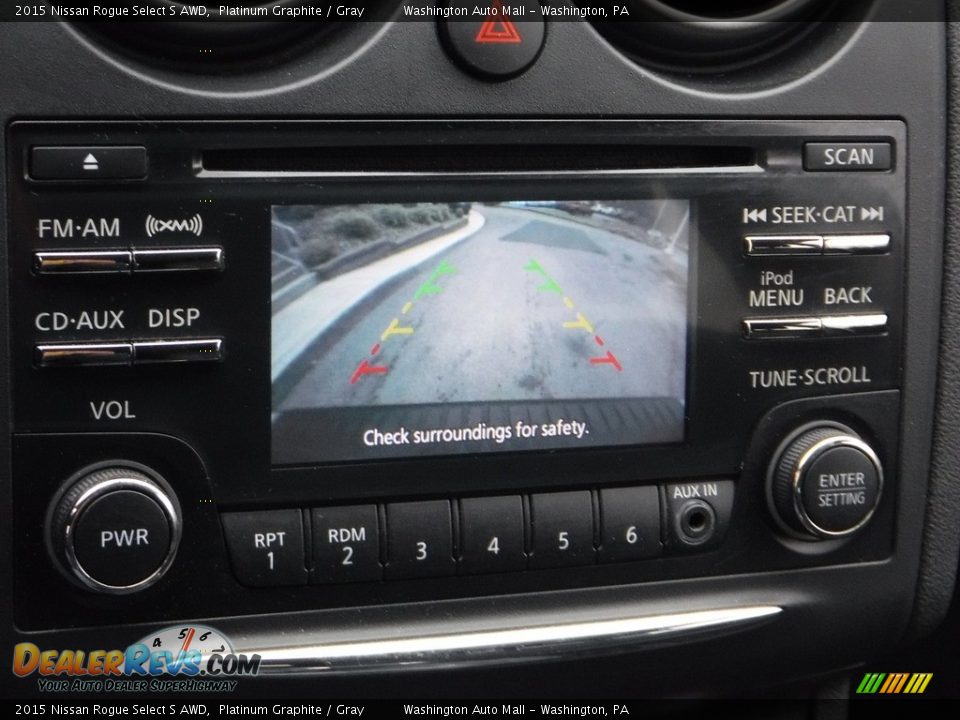 2015 Nissan Rogue Select S AWD Platinum Graphite / Gray Photo #4