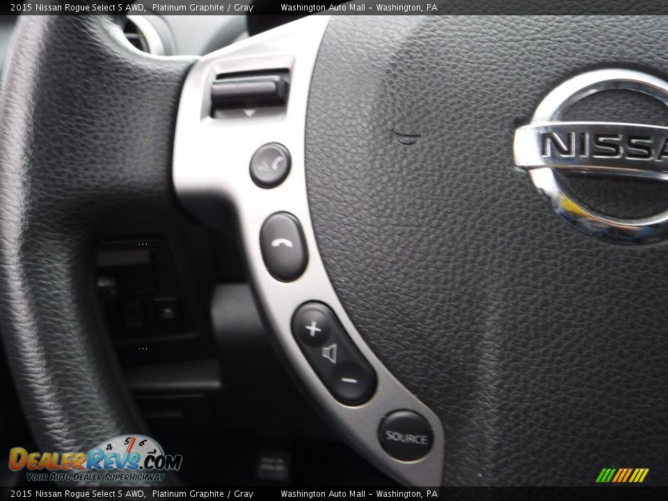 2015 Nissan Rogue Select S AWD Platinum Graphite / Gray Photo #6