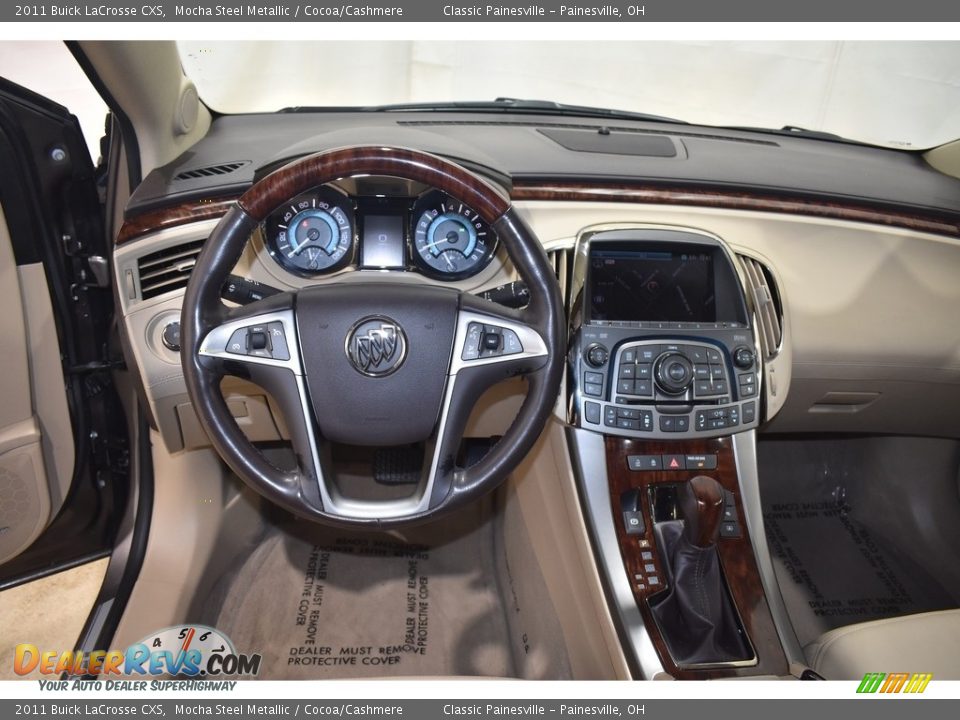 2011 Buick LaCrosse CXS Mocha Steel Metallic / Cocoa/Cashmere Photo #14