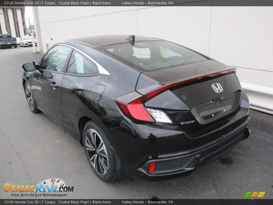 Crystal Black Pearl 2018 Honda Civic EX-T Coupe Photo #3