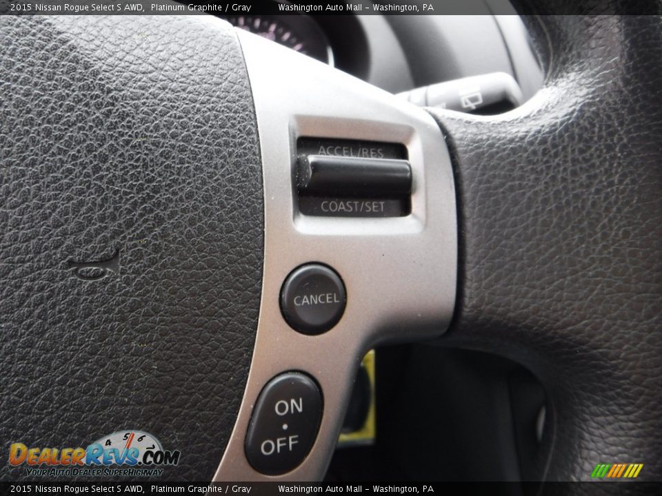 2015 Nissan Rogue Select S AWD Platinum Graphite / Gray Photo #7