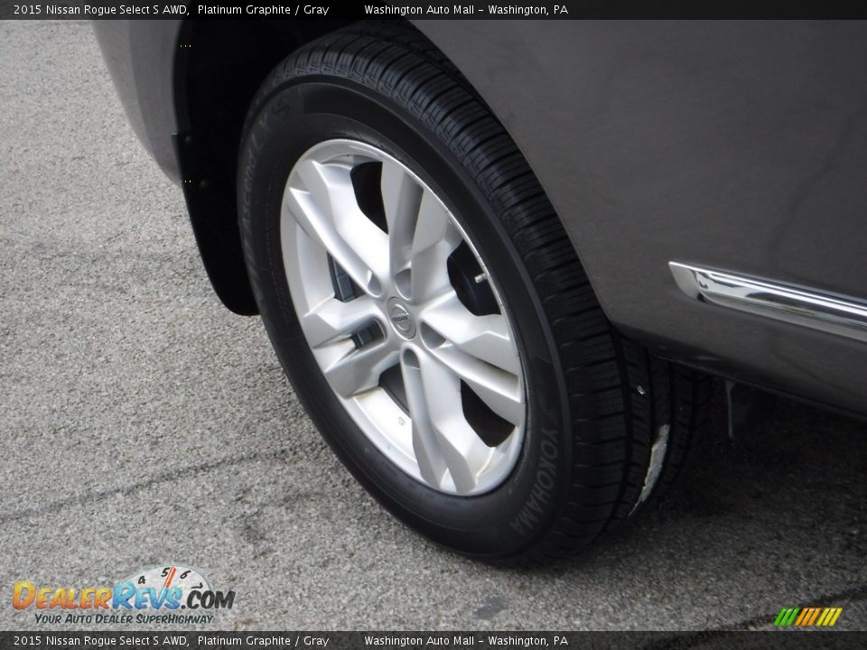 2015 Nissan Rogue Select S AWD Platinum Graphite / Gray Photo #8