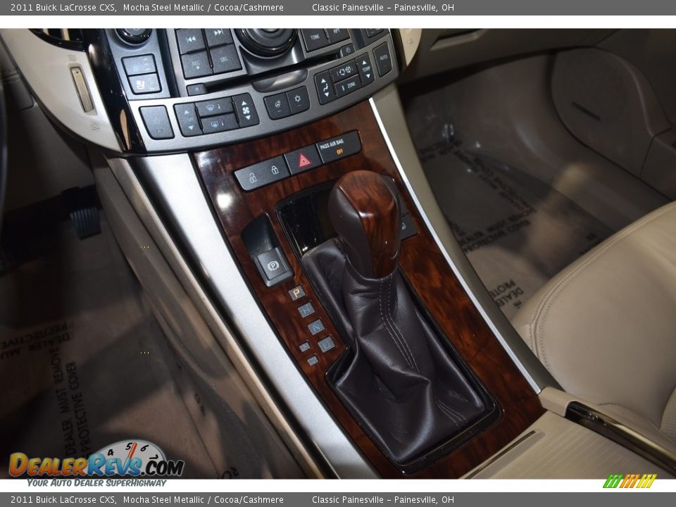 2011 Buick LaCrosse CXS Mocha Steel Metallic / Cocoa/Cashmere Photo #17