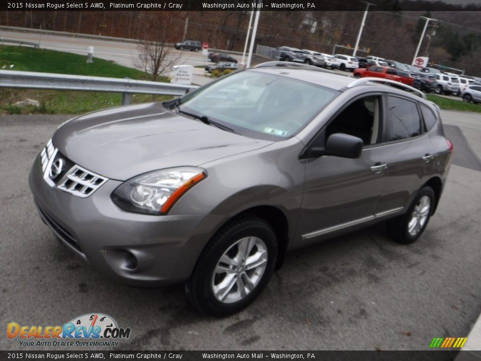 2015 Nissan Rogue Select S AWD Platinum Graphite / Gray Photo #10