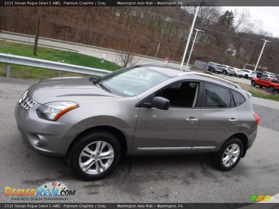 2015 Nissan Rogue Select S AWD Platinum Graphite / Gray Photo #11