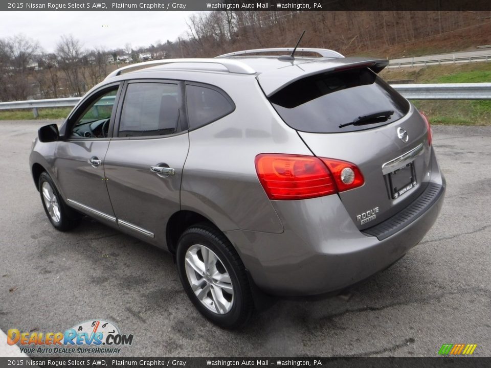 2015 Nissan Rogue Select S AWD Platinum Graphite / Gray Photo #12