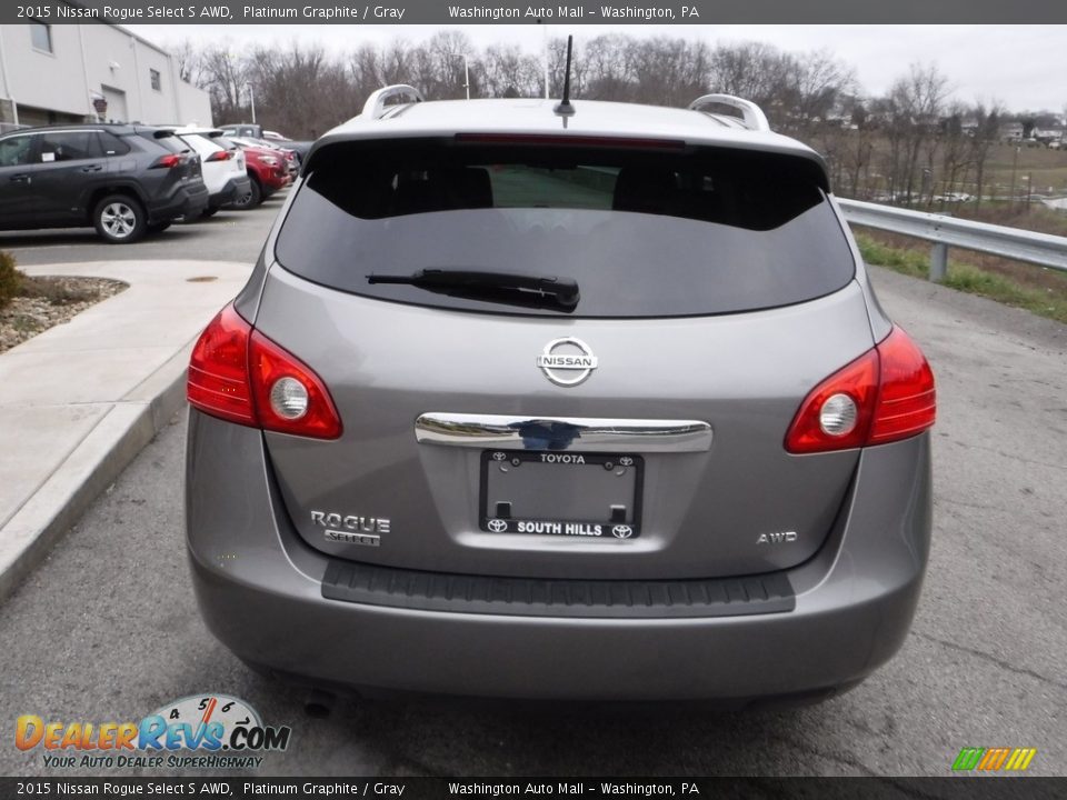 2015 Nissan Rogue Select S AWD Platinum Graphite / Gray Photo #13