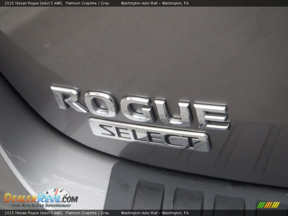 2015 Nissan Rogue Select S AWD Platinum Graphite / Gray Photo #14