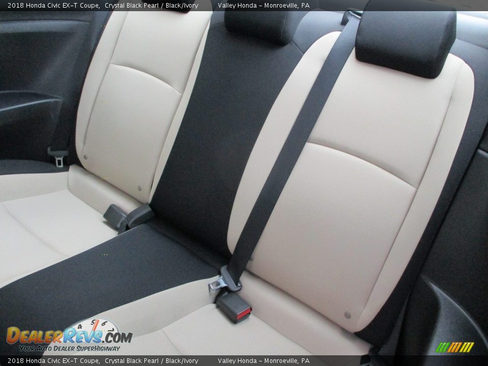 Rear Seat of 2018 Honda Civic EX-T Coupe Photo #13