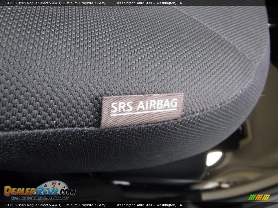 2015 Nissan Rogue Select S AWD Platinum Graphite / Gray Photo #20