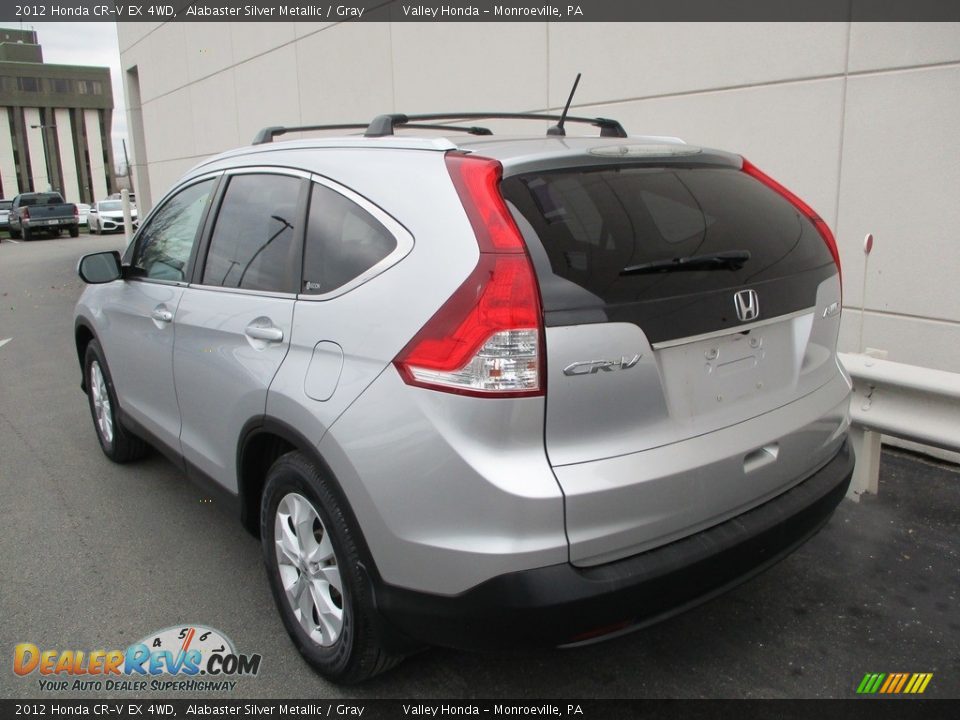 2012 Honda CR-V EX 4WD Alabaster Silver Metallic / Gray Photo #3