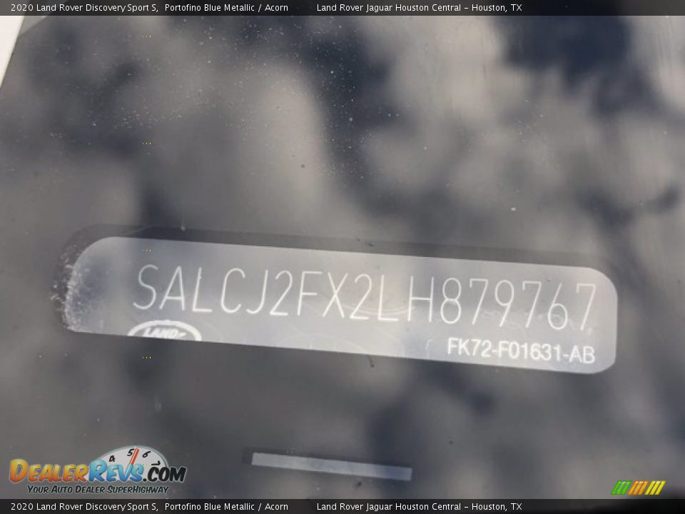 2020 Land Rover Discovery Sport S Portofino Blue Metallic / Acorn Photo #30