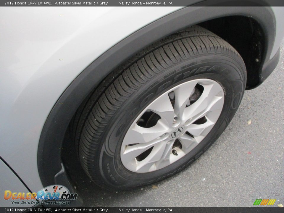 2012 Honda CR-V EX 4WD Alabaster Silver Metallic / Gray Photo #6