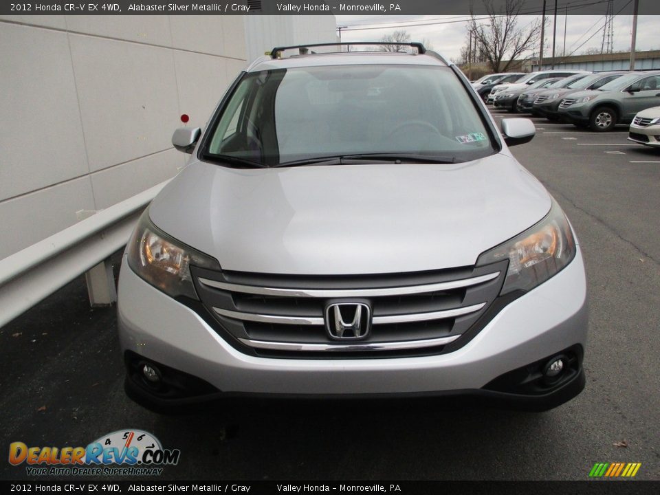 2012 Honda CR-V EX 4WD Alabaster Silver Metallic / Gray Photo #8