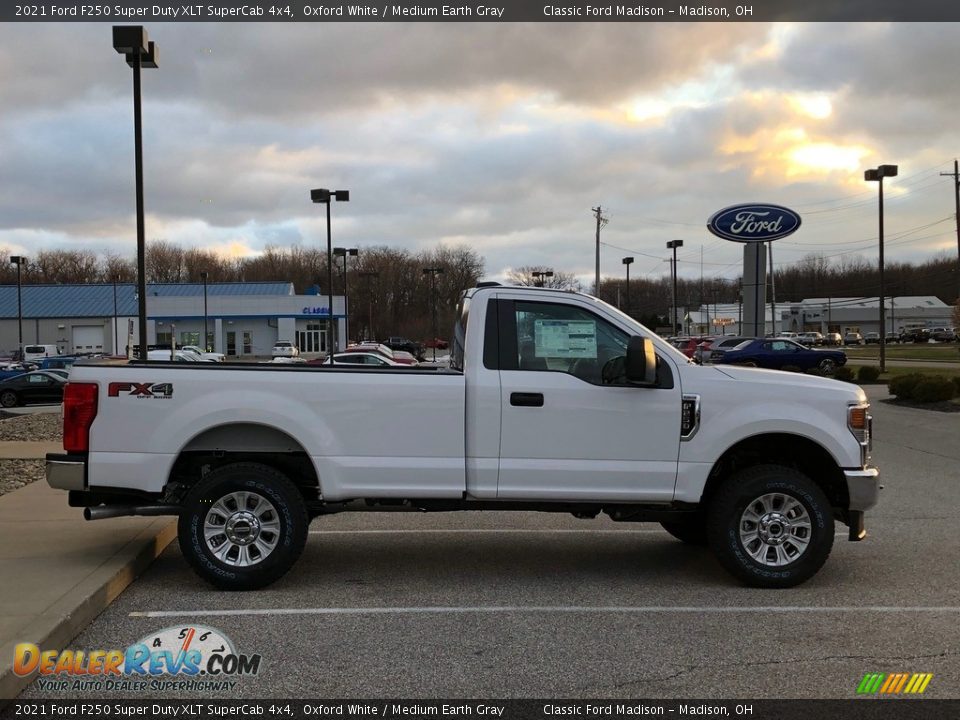 Oxford White 2021 Ford F250 Super Duty XLT SuperCab 4x4 Photo #4