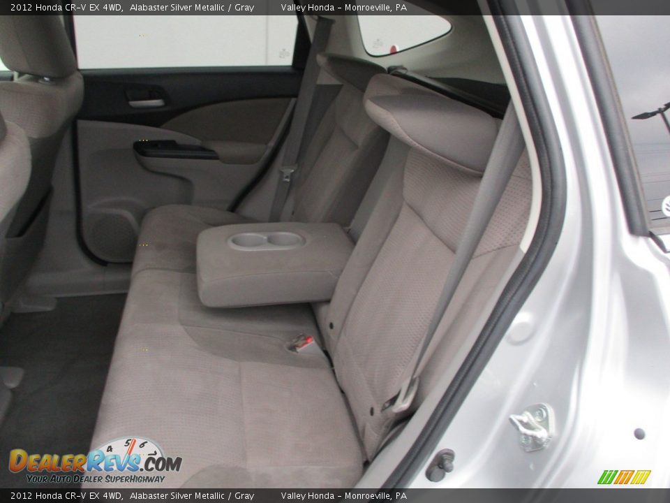 2012 Honda CR-V EX 4WD Alabaster Silver Metallic / Gray Photo #13