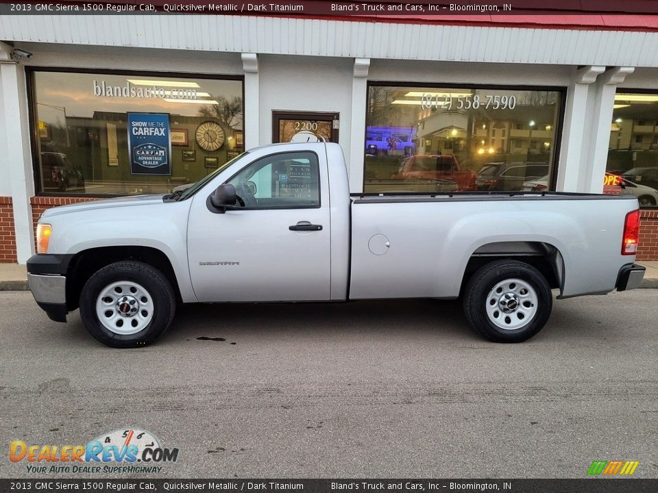 2013 GMC Sierra 1500 Regular Cab Quicksilver Metallic / Dark Titanium Photo #1