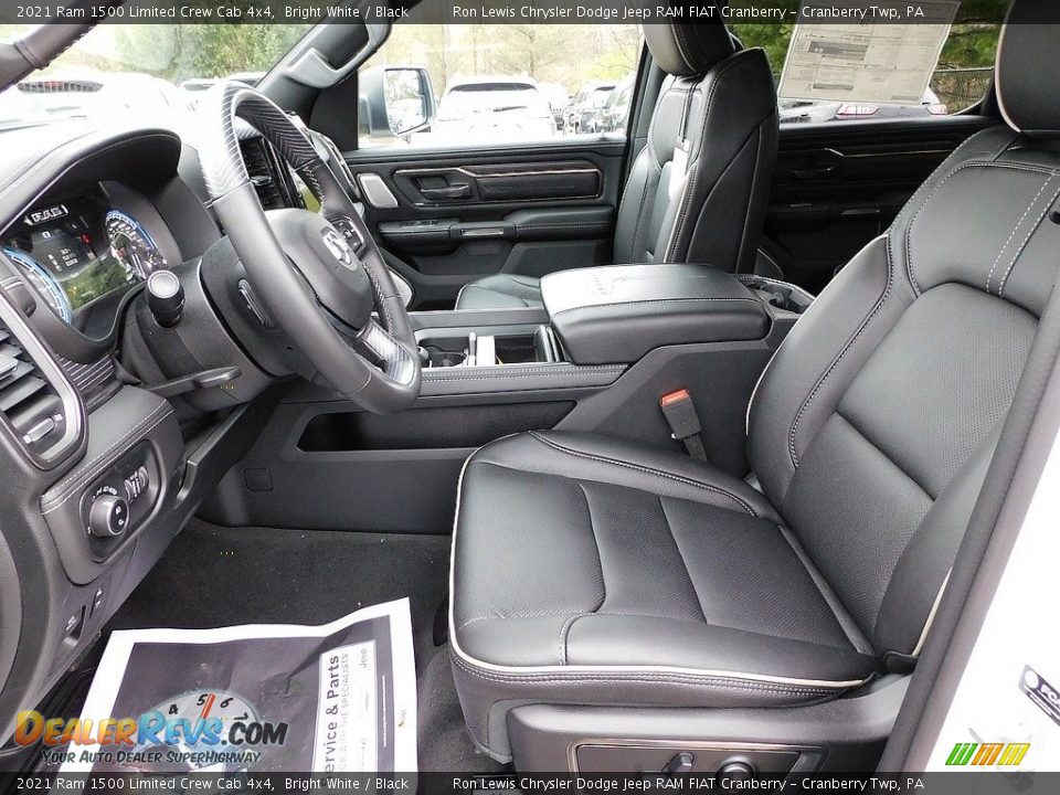 Front Seat of 2021 Ram 1500 Limited Crew Cab 4x4 Photo #11