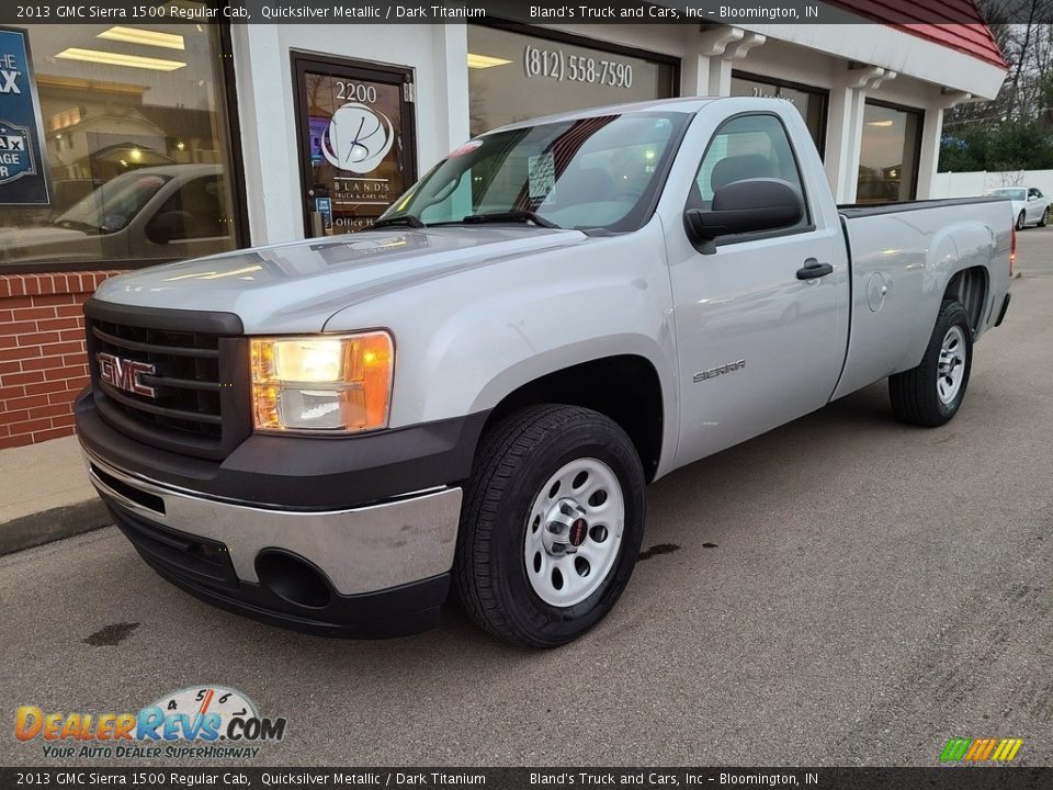 2013 GMC Sierra 1500 Regular Cab Quicksilver Metallic / Dark Titanium Photo #2