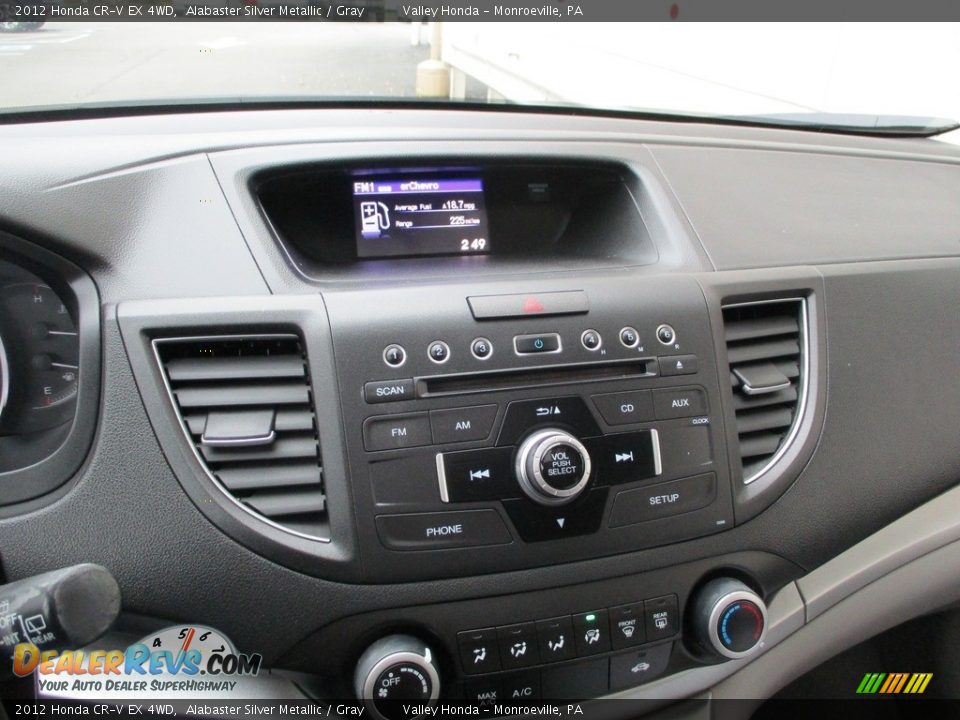 2012 Honda CR-V EX 4WD Alabaster Silver Metallic / Gray Photo #15