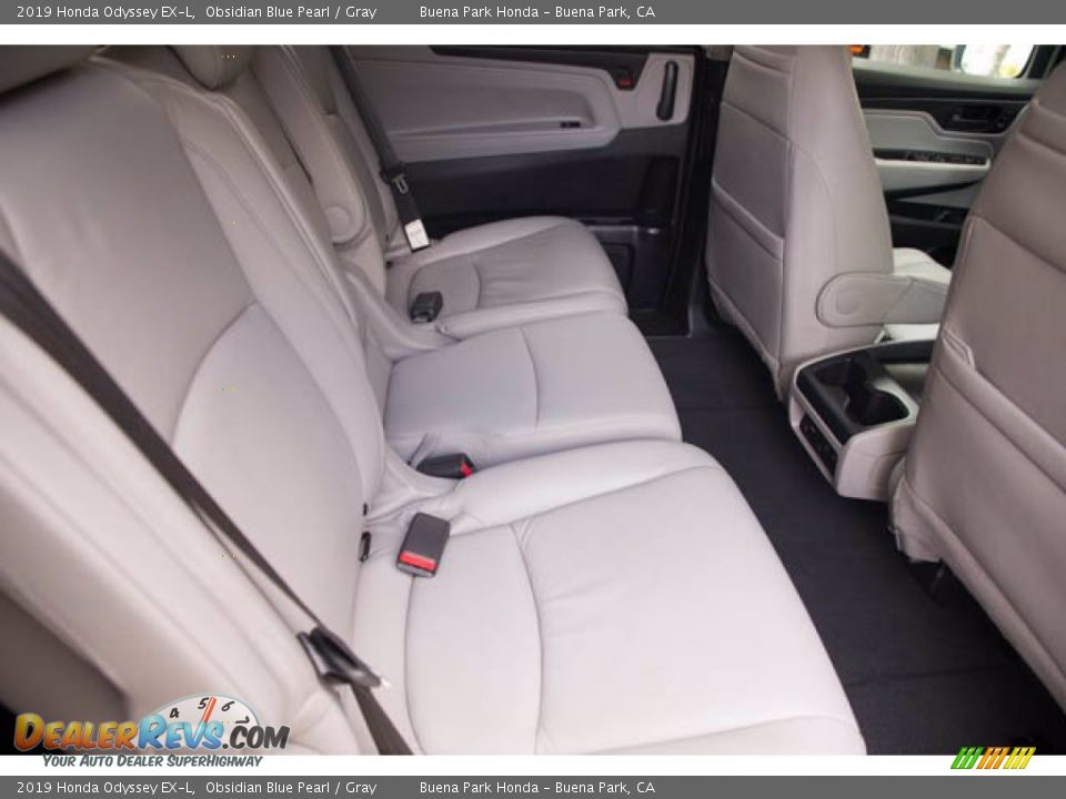 2019 Honda Odyssey EX-L Obsidian Blue Pearl / Gray Photo #26