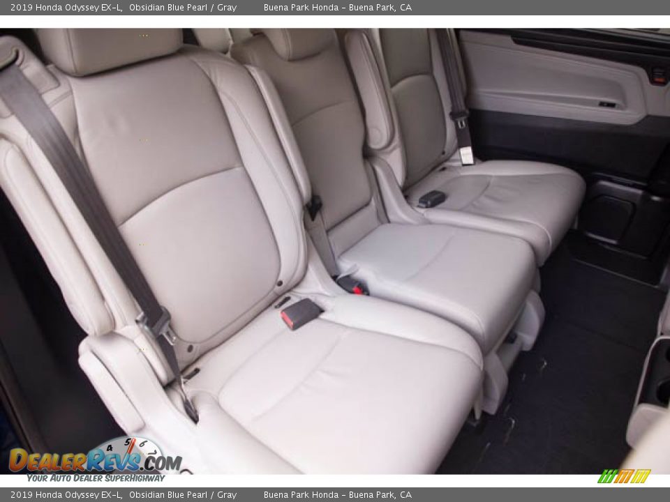 2019 Honda Odyssey EX-L Obsidian Blue Pearl / Gray Photo #27