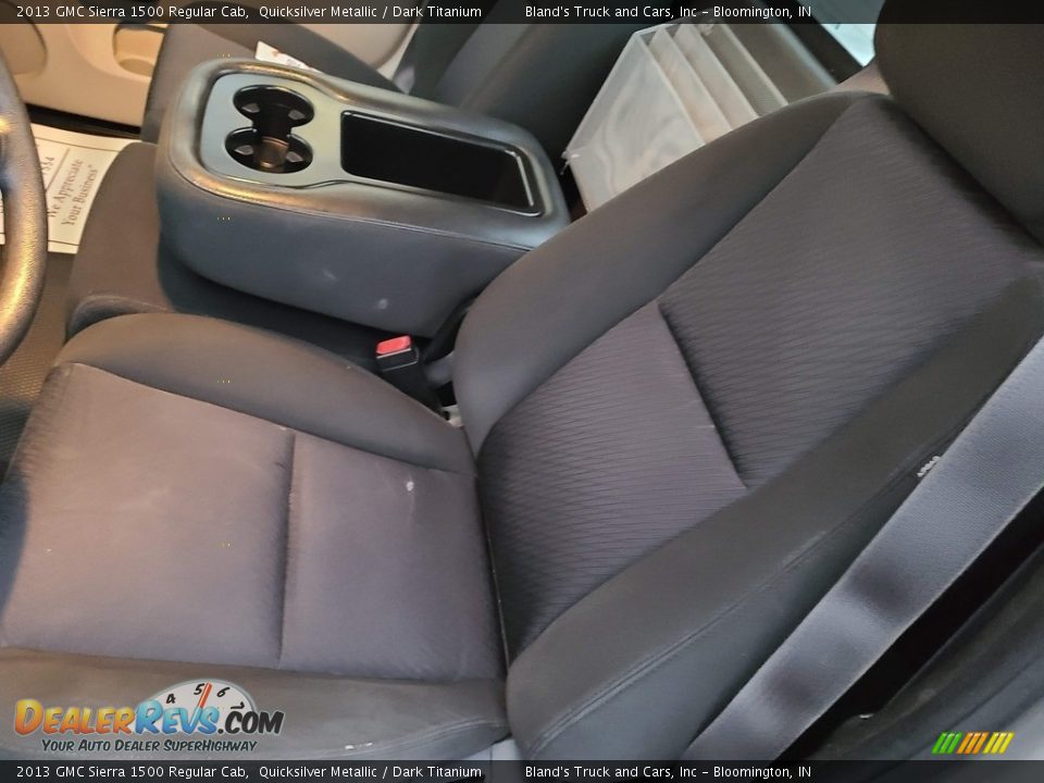 2013 GMC Sierra 1500 Regular Cab Quicksilver Metallic / Dark Titanium Photo #8