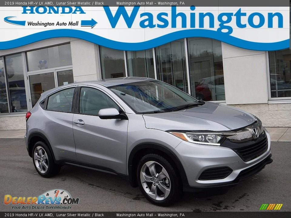 2019 Honda HR-V LX AWD Lunar Silver Metallic / Black Photo #1