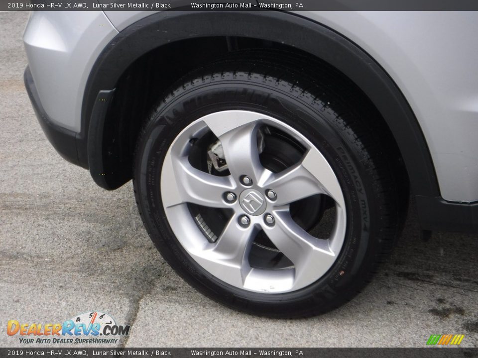 2019 Honda HR-V LX AWD Lunar Silver Metallic / Black Photo #3