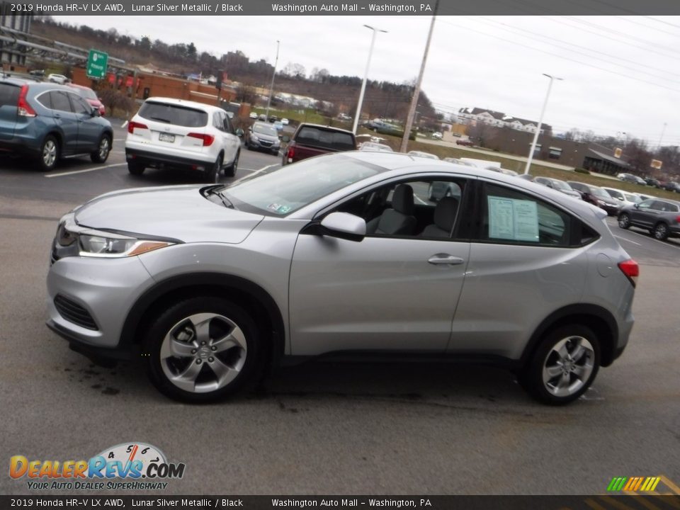 2019 Honda HR-V LX AWD Lunar Silver Metallic / Black Photo #6