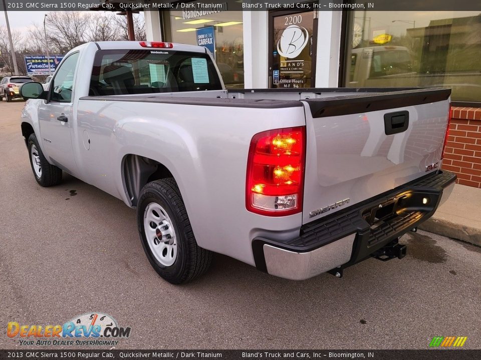 2013 GMC Sierra 1500 Regular Cab Quicksilver Metallic / Dark Titanium Photo #20