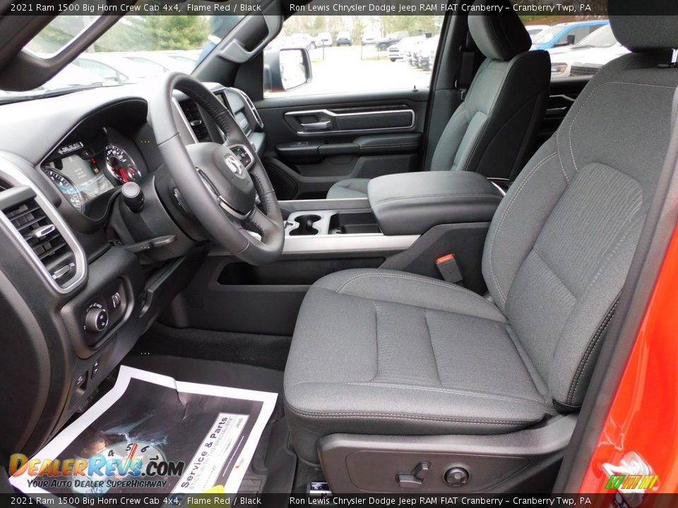 2021 Ram 1500 Big Horn Crew Cab 4x4 Flame Red / Black Photo #11